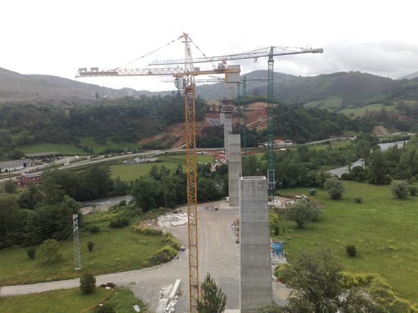 Instrumentación del viaducto sobre el río Narcea en Asturias (España)