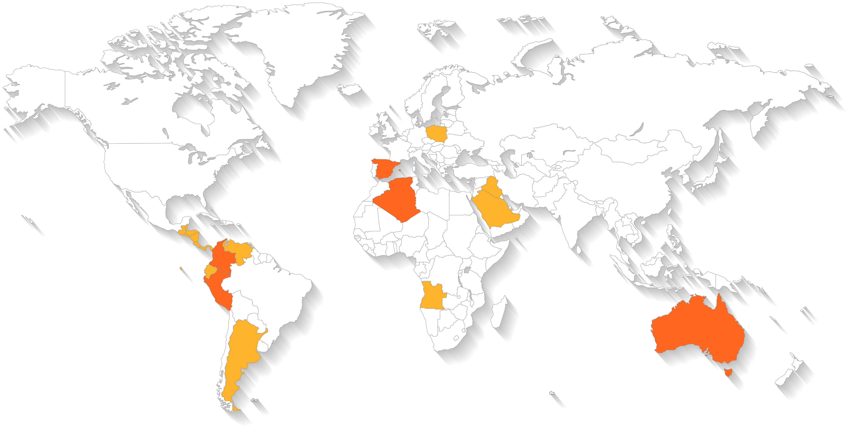 Presencia mundial OFITECO